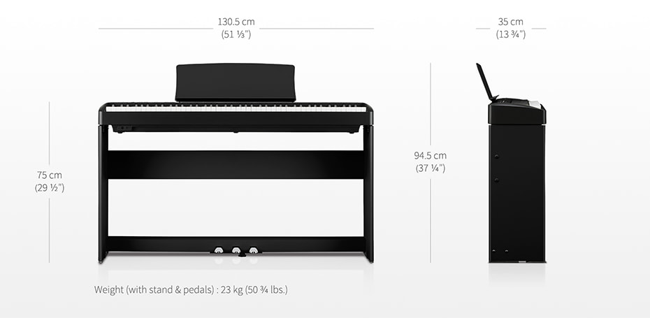 KAWAI ES系列 ES120 B/W/LG 攜帶式數位鋼琴 提供腳架和三重踏板配件 原廠公司貨:圖片 5